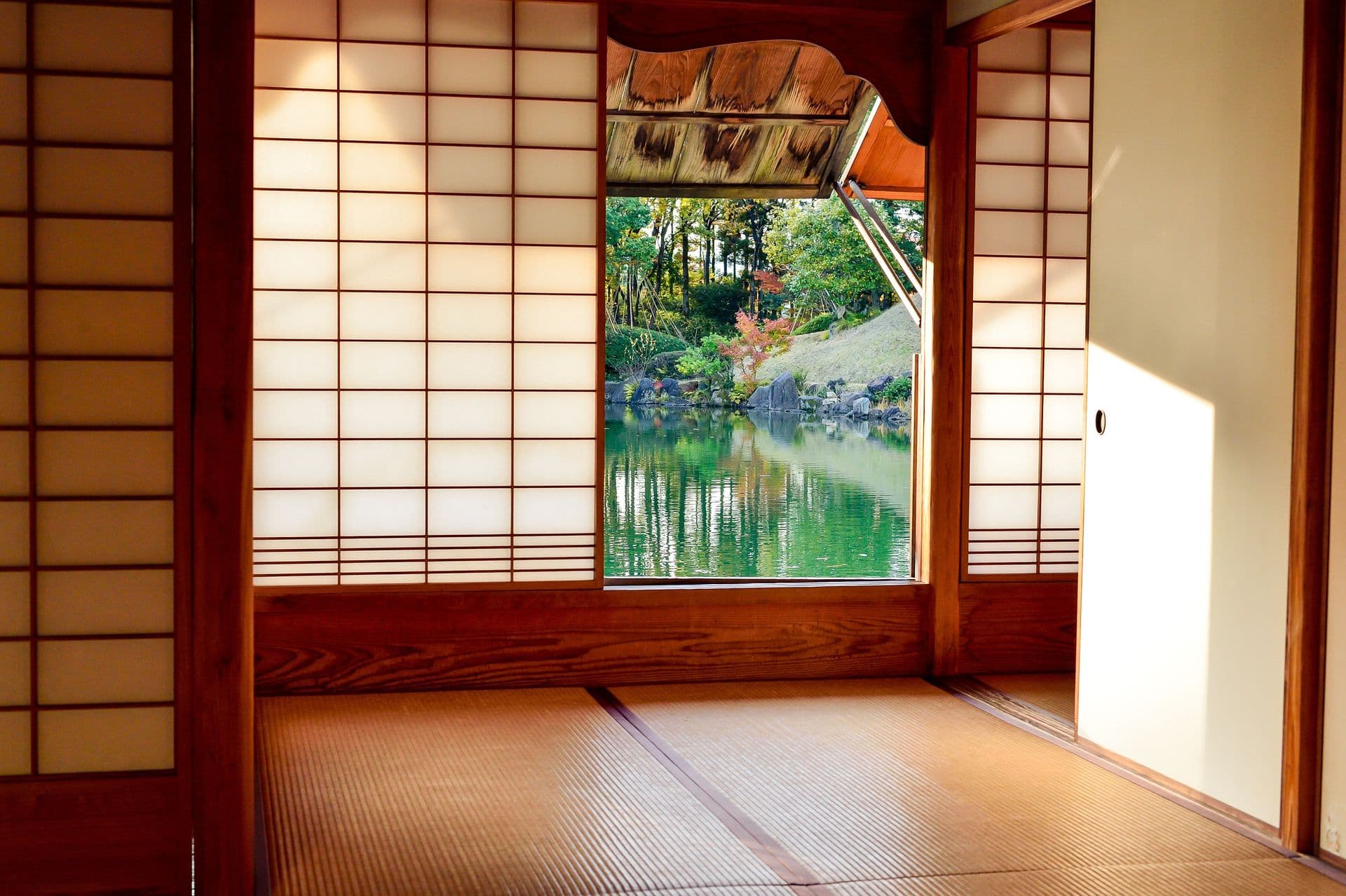 Traditional Japanese tatami room